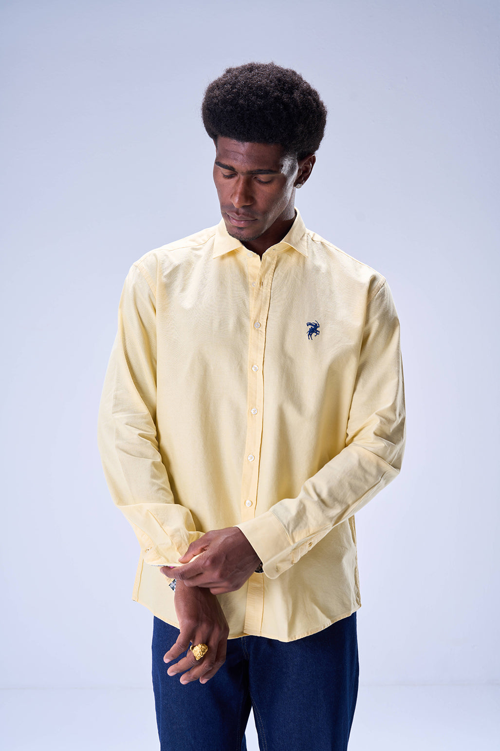 Oxford Basket Weave (Yellow)