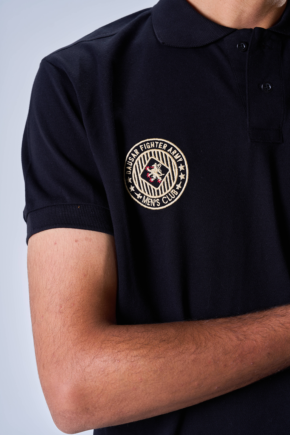 Classic Polo Badge of Honor (Black)