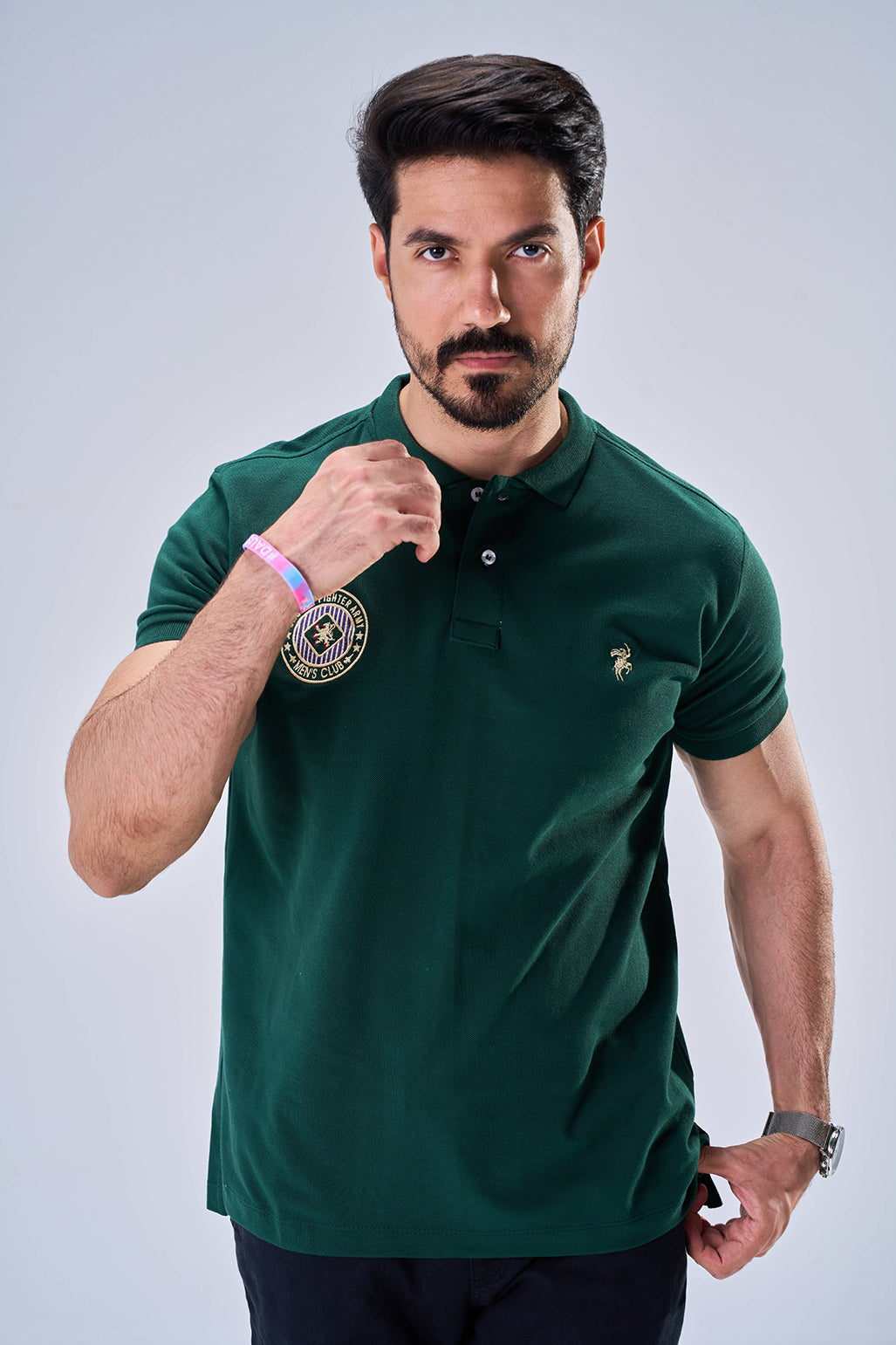 Classic Polo Badge of Honor (Royal Green)