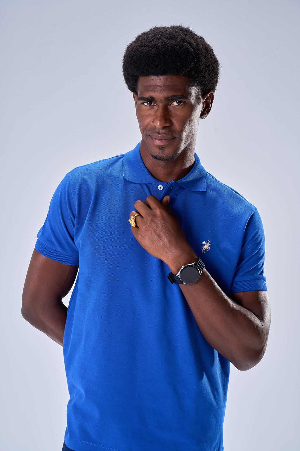 Classic Polo (Sapphire Blue)