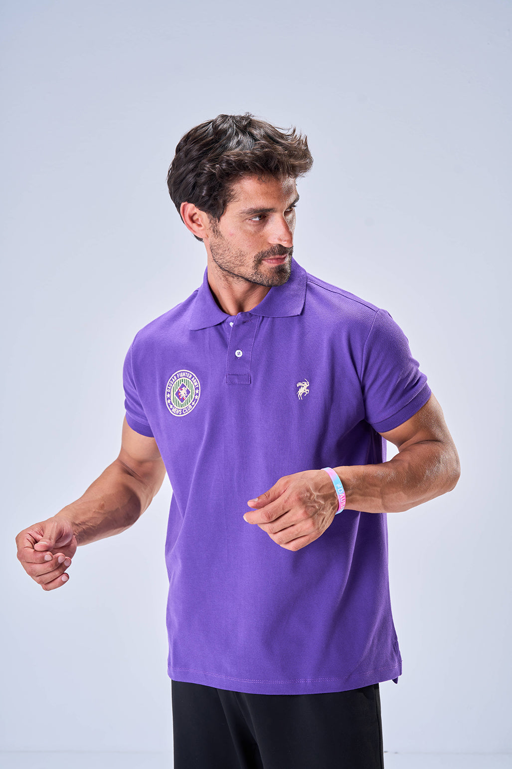 Classic Polo Badge of Honor (Purple Haze)