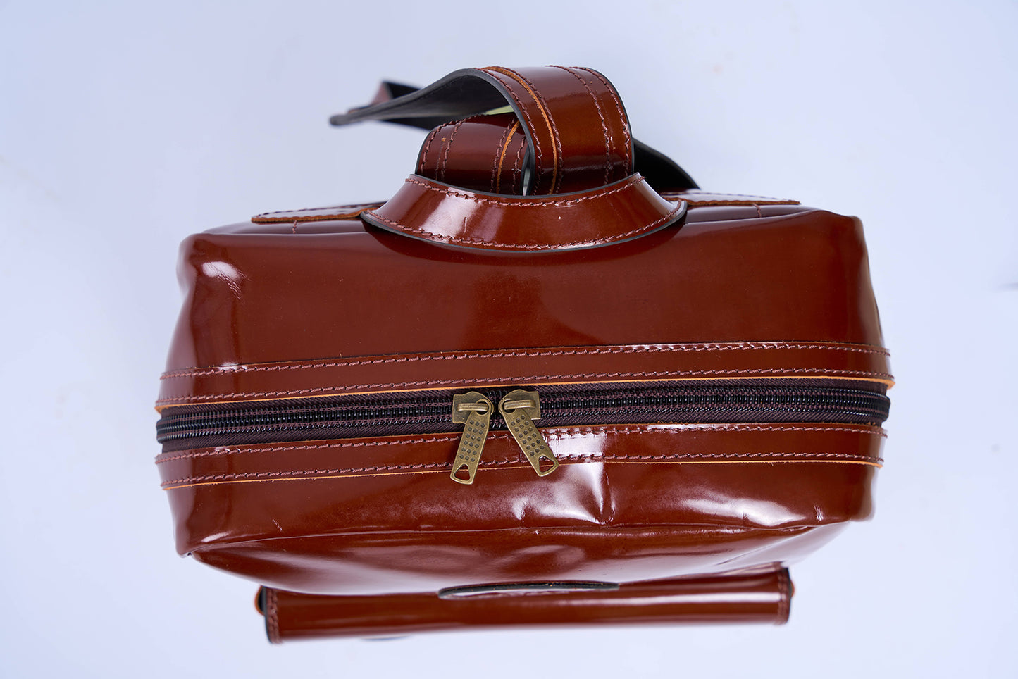 Men's Backpack (Shiny Brown)