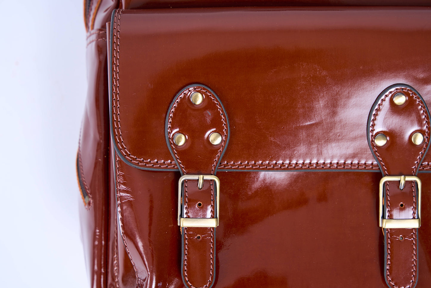 Men's Backpack (Shiny Brown)