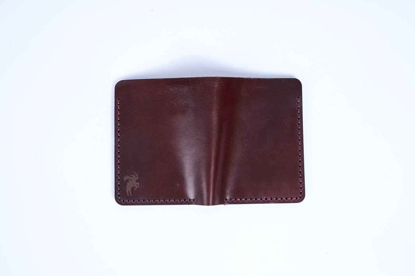Bifold Wallet (Narrow) (Burgundy)