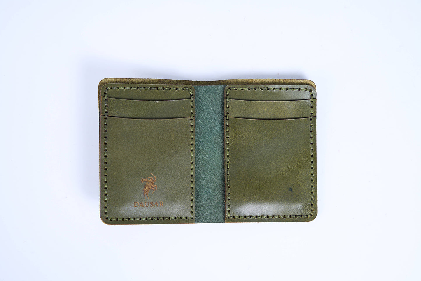 Bifold Wallet (Narrow) (Olive Green)
