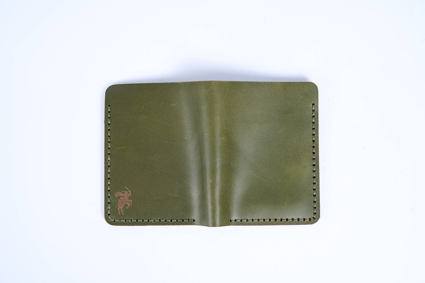 Bifold Wallet (Narrow) (Olive Green)