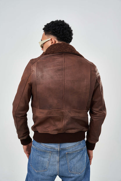 بومبر جلد طبيعي