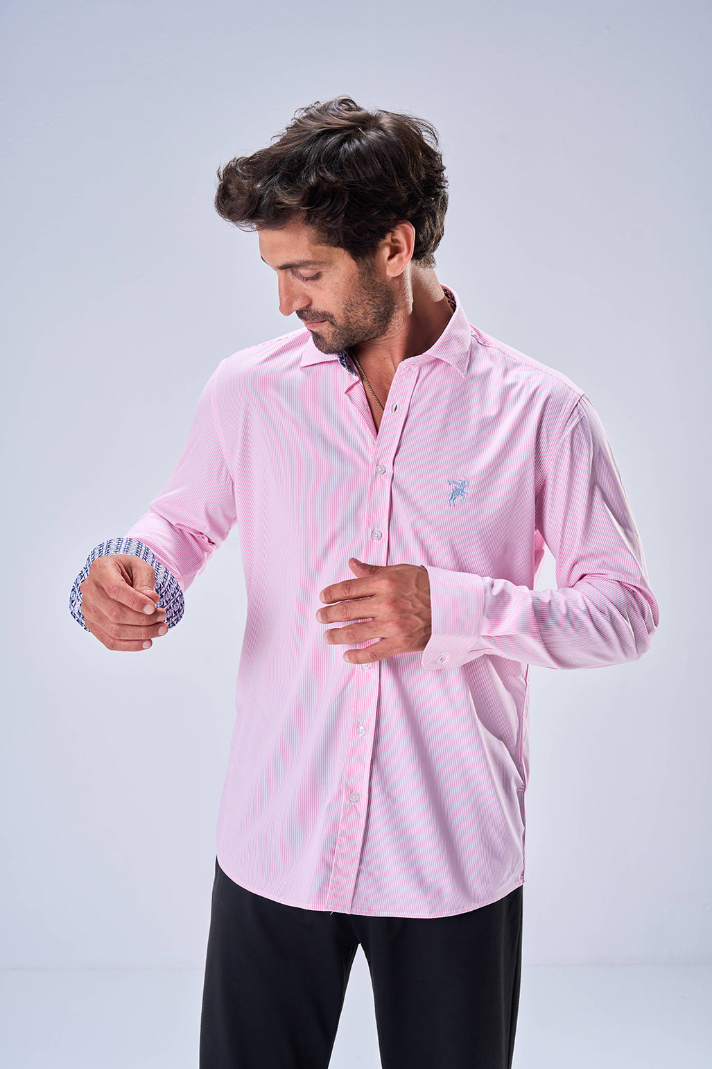 Bambo Striped Pattern (Soft Pink)