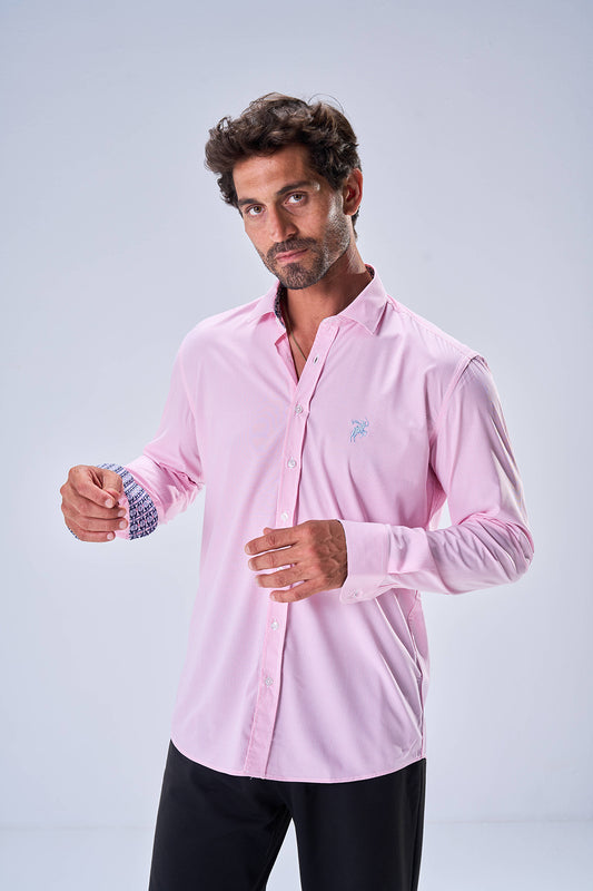 Bambo Striped Pattern (Soft Pink)