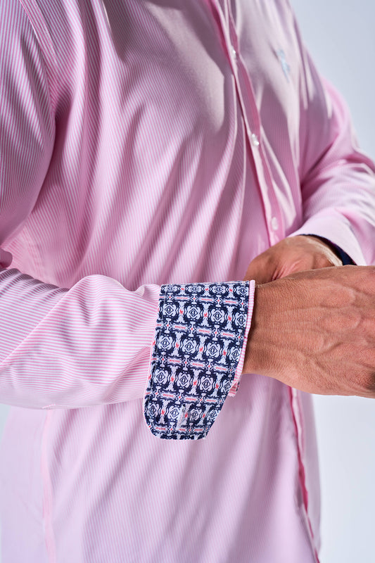 Bambo Striped Pattern (Soft Pink)