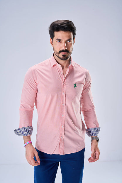 Bambo Striped Pattern (Soft Red)
