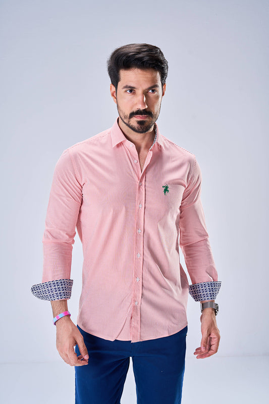 Bambo Striped Pattern (Soft Red)