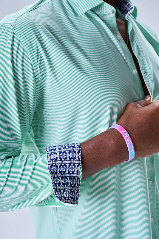 Bambo Striped Pattern (Lime Green)