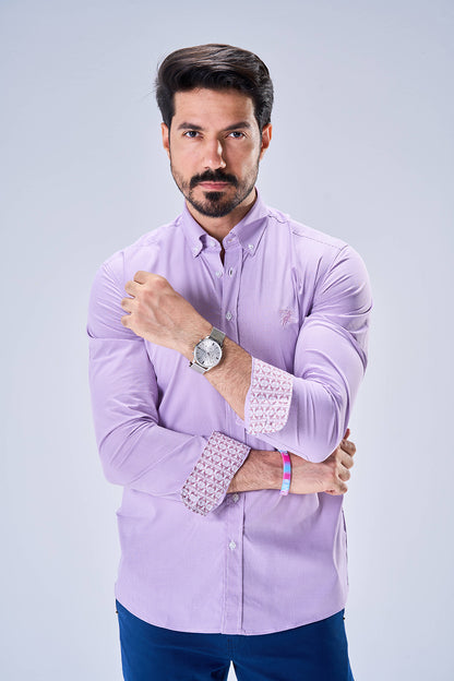 Bambo Plaid Pattern (Soft Violet)