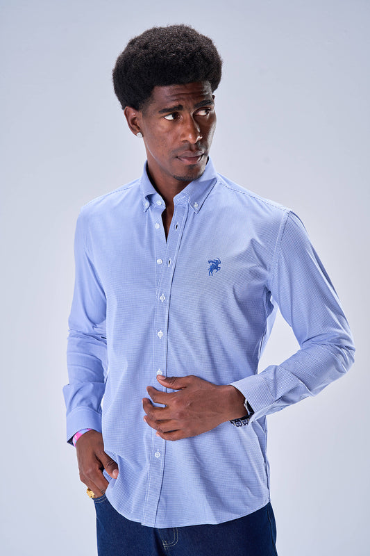 Bambo Plaid Pattern (Dark Blue)