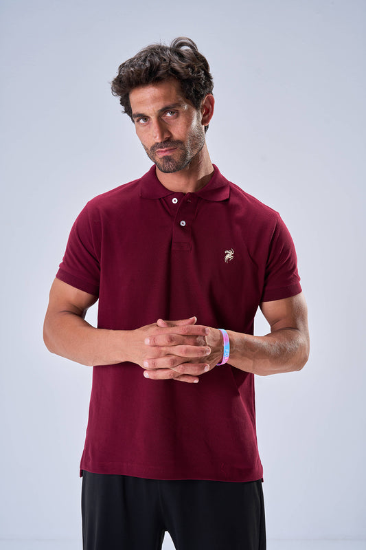 Classic Polo (Maroon)