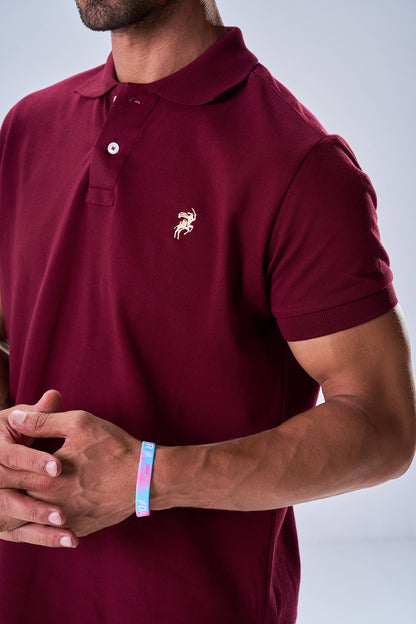 Classic Polo (Maroon)