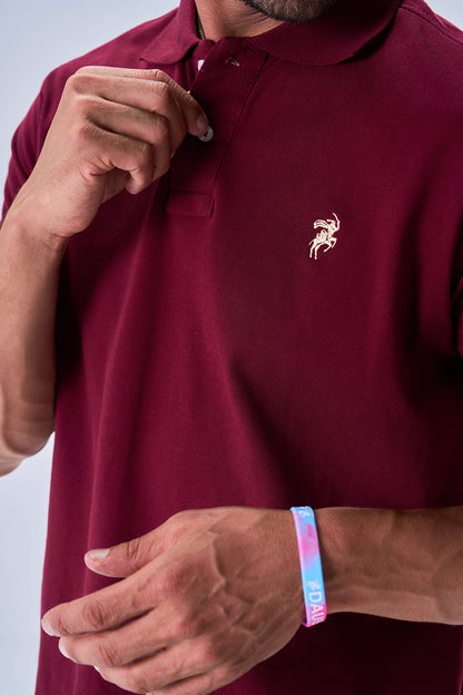 Classic Polo (Maroon)