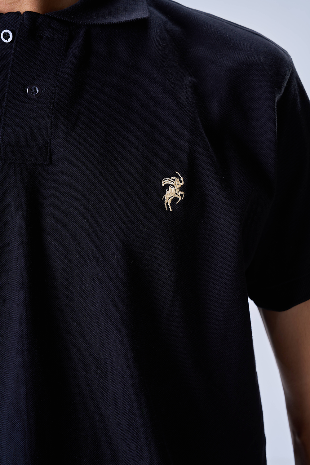 Classic Polo Badge of Honor (Black)