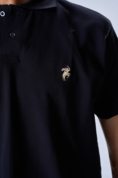 Classic Polo Badge of Honor (Black)