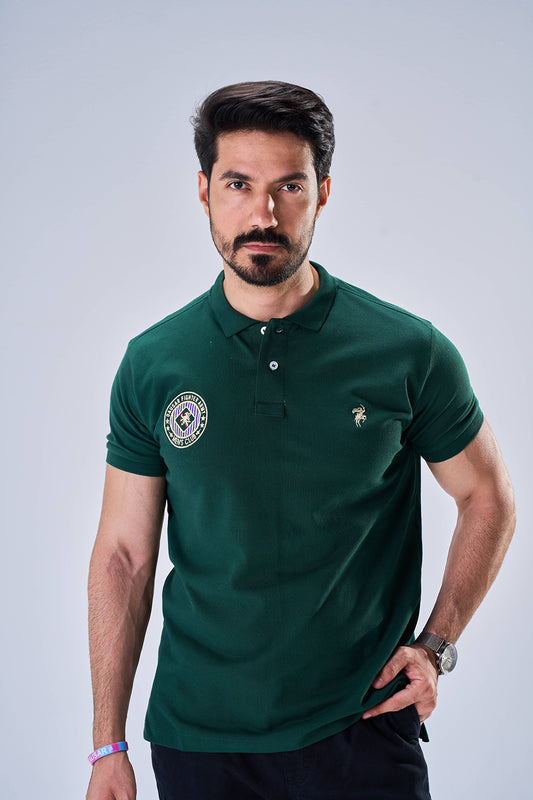 Classic Polo Badge of Honor (Royal Green)