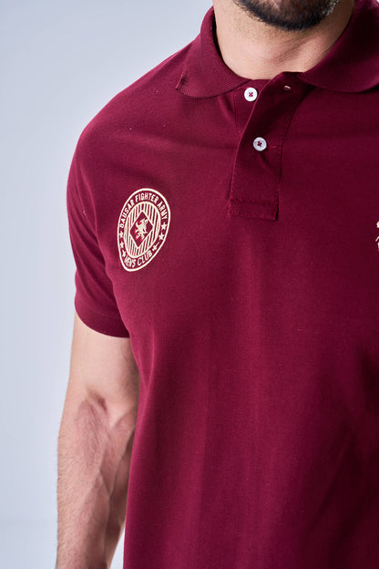 Classic Polo Badge of Honor (Maroon)