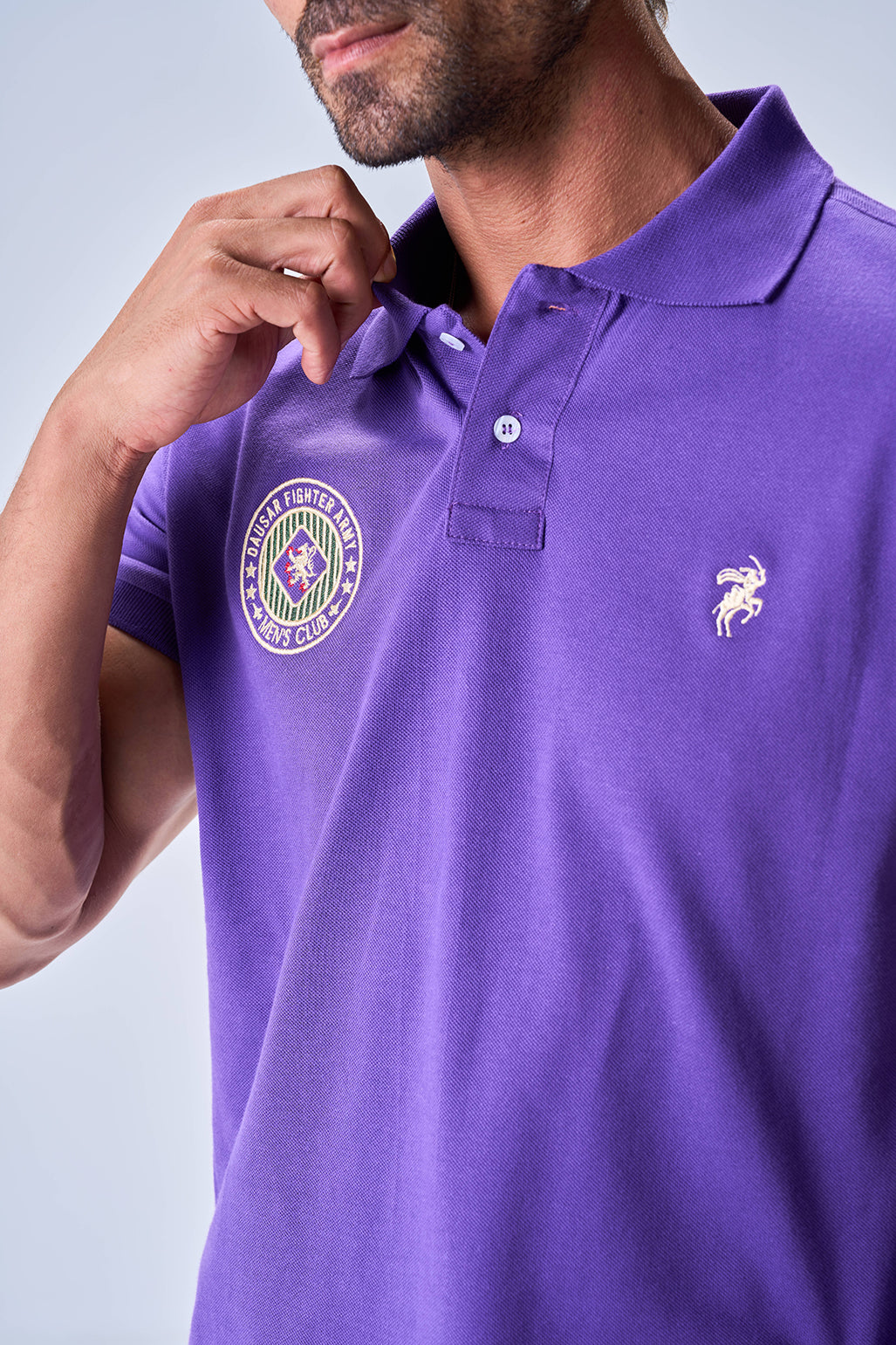 Classic Polo Badge of Honor (Purple Haze)