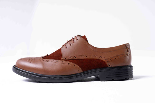 Brouge Oxfords (Rust Brown)