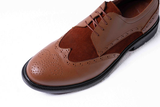 Brouge Oxfords (Rust Brown)