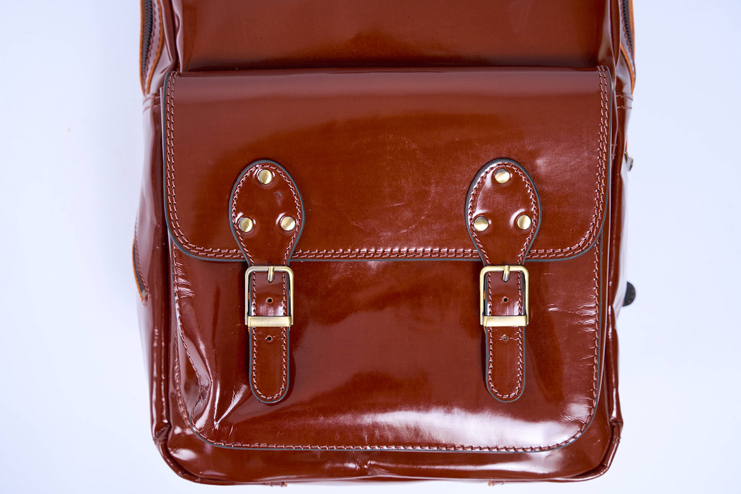 Men's Backpack (Shiny Brown)