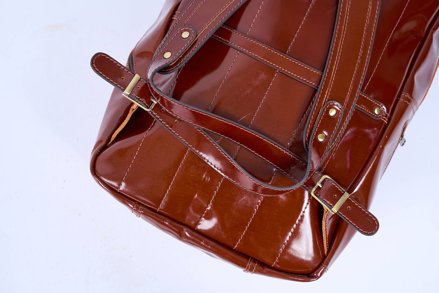 Men's Backpack (Shiny Brown)