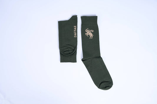 Knee High Socks (Olive Green)