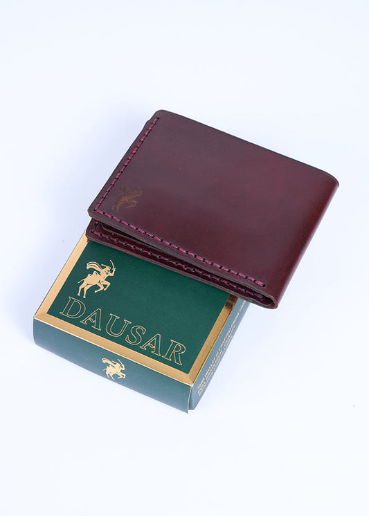 Bifold Wallet (Classic) (Dark  Burgundy )