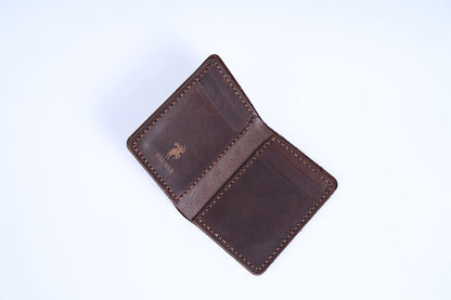 Bifold Wallet (Narrow) (Brown)