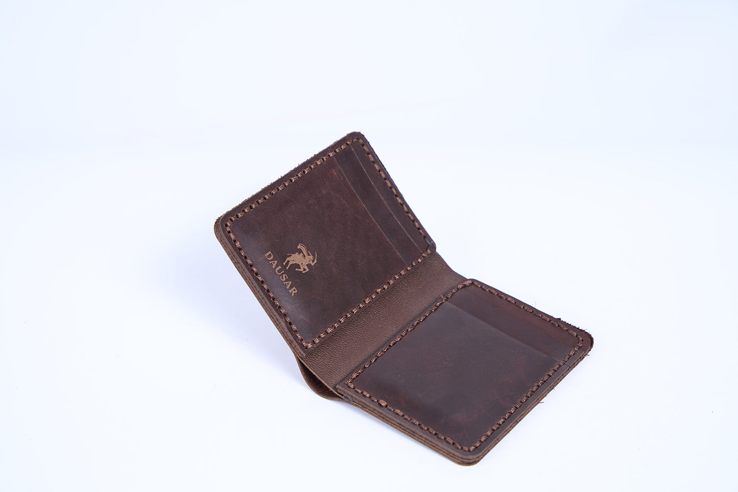 Bifold Wallet (Narrow) (Brown)