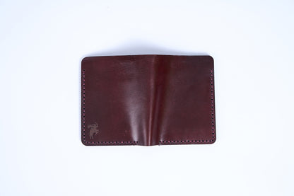 Bifold Wallet (Narrow) (Burgundy)