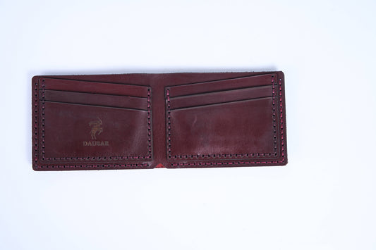 Bifold Wallet (Classic) (Dark  Burgundy )